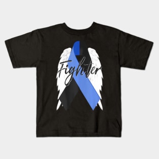 Ocular Melanoma Cancer Survivor Wings Kids T-Shirt